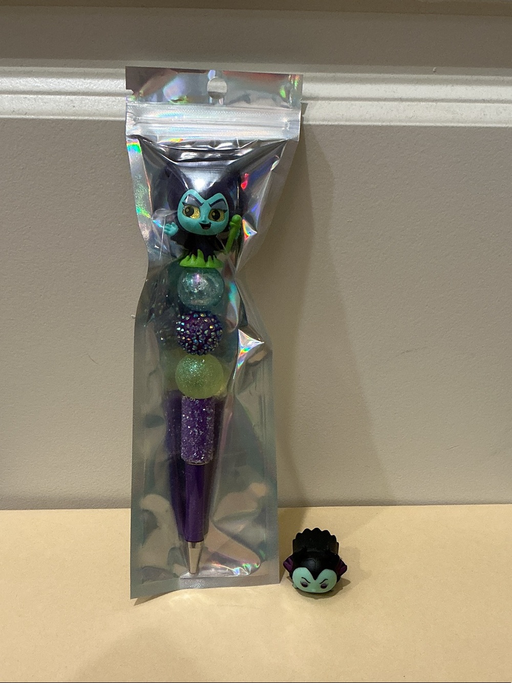 Maleficent custom pen and Maleficent Tsum Tsum
